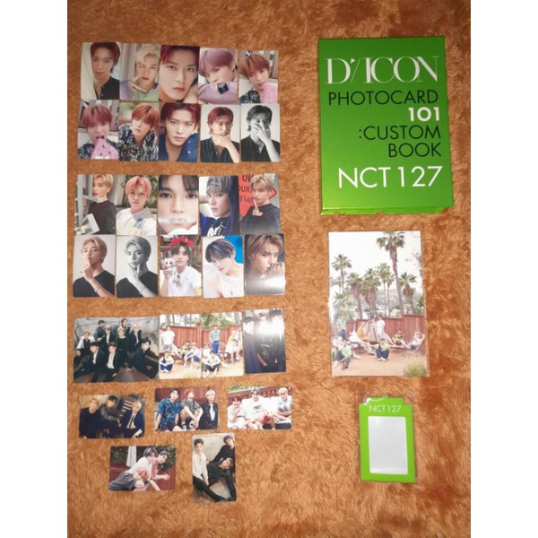 DICON NCT127 TAEYONG HAECHAN MARK DOYOUNG JUNGWOO SET BINDER PC HOLDER KEYRING