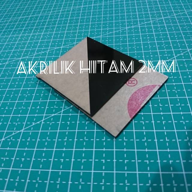 Akrilik lembaran sheet hitam 2mm