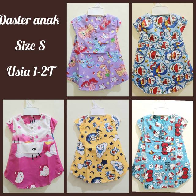 Daster anak 1-2tahun/DASTER PAYUNG ANAK/DASTER ANAK MURAH /BAJU ANAK MURAH