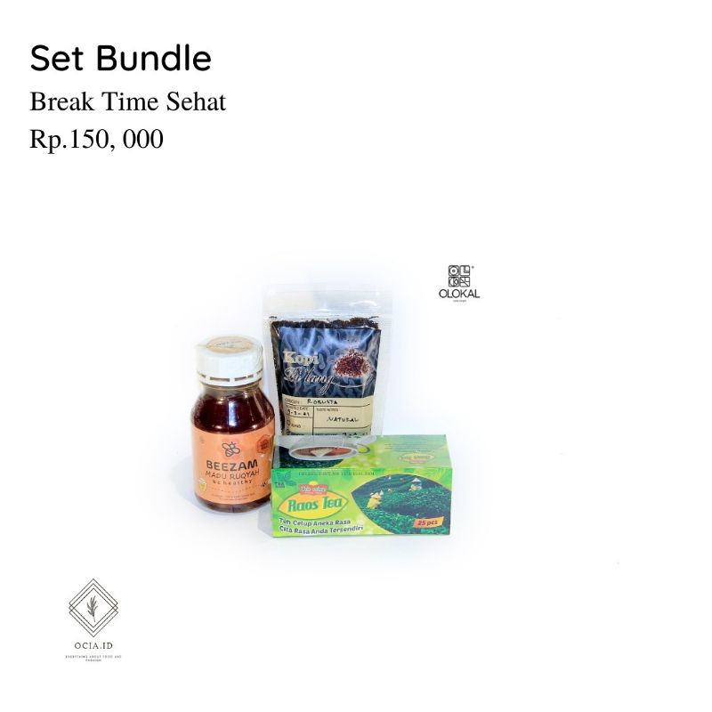 

[BUNDLE] - Break Time Sehat