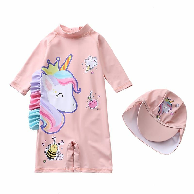 baju renang anak candy unicorn/kostum renang anak/baju renang unicorn