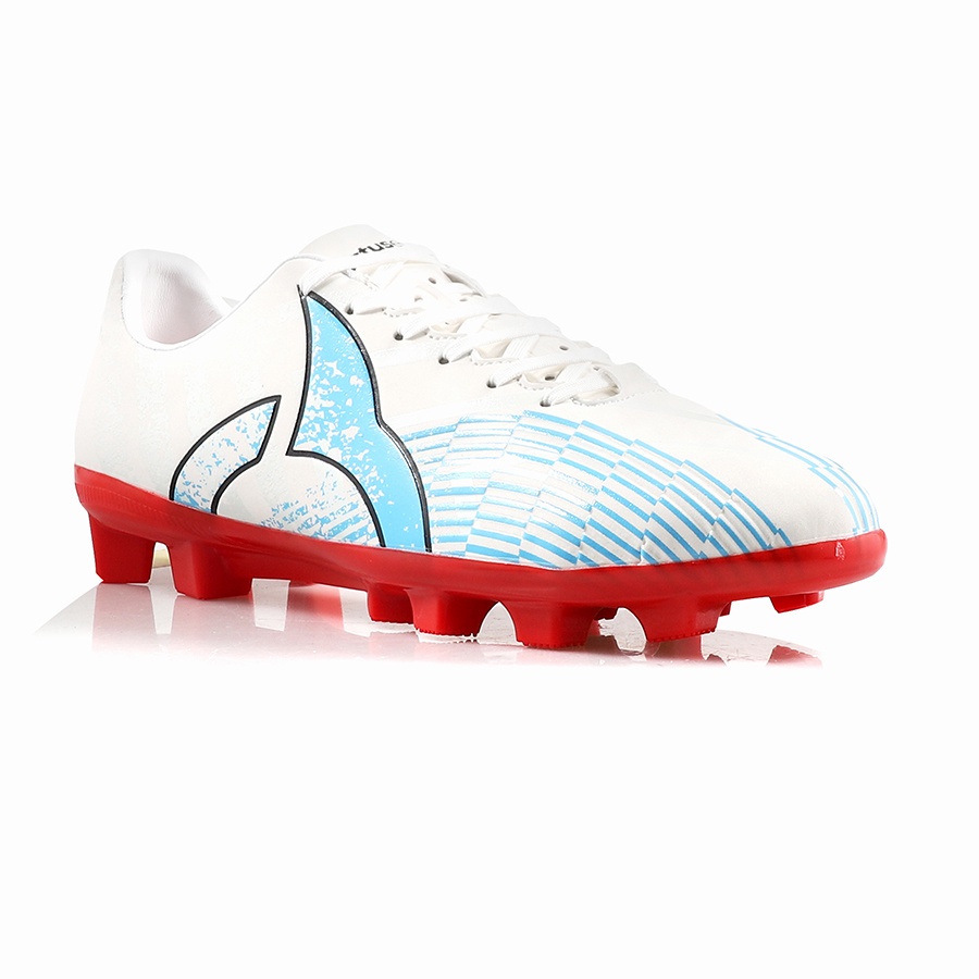 SEPATU BOLA ORTUSEIGHT IGNITE FG - White Ortred (100% ORIGINAL)