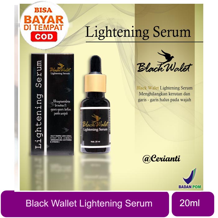 [20ML] [BPOM] Black Walet Lightening Serum 20ML | BLACK WALLET_Cerianti