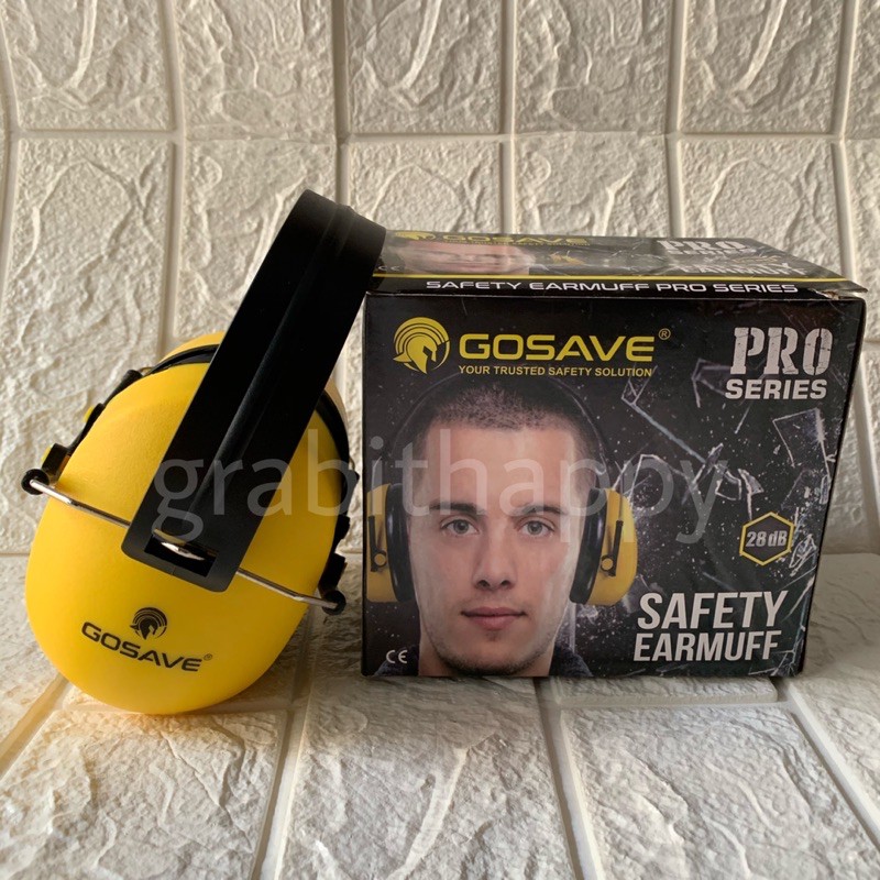 EARMUFF PRO SAFETY SERIES // PENUTUP TELINGA 28dB - GOSAVE