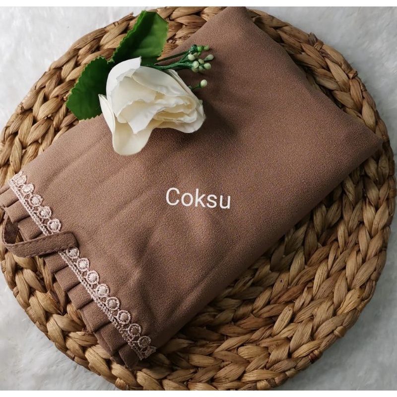 BERGO MARYAM KCB-LIPIT RENDA/AL'FADANI HIJAB-Coksu