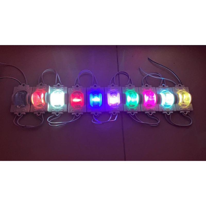 lampu led kolong lampu roda truk bis 24 volt nyala kedip rgb