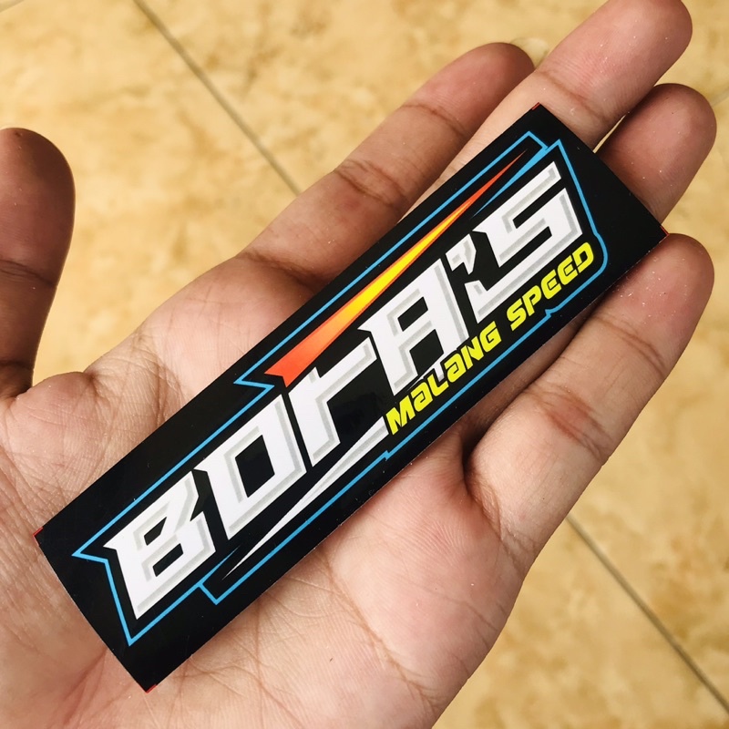 Stiker Bofa's Malang Bengkel Balap Racing Vynil Anti Air Bijian - soundbalapblitar