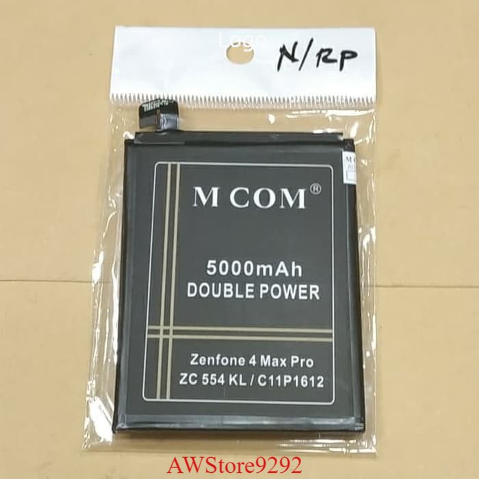 Mcom Battery Batre Baterai Double Power Mcom Asus Zenfone 3 Zoom S ZE553KL Z01HDA Z01HD C11P1612