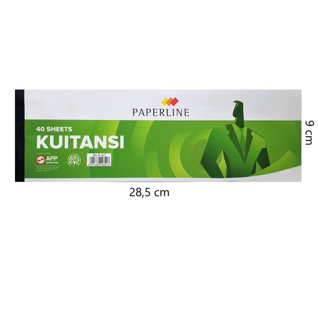 

Buku Kwitansi/Kuitansi Sidu/Paperline Tanggung 40 Sheets/Lembar KT40T