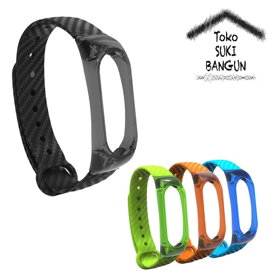 TALI JAM Xiaomi Mi Band 2 Silicone Rubber PATTERN Watch Strap Band