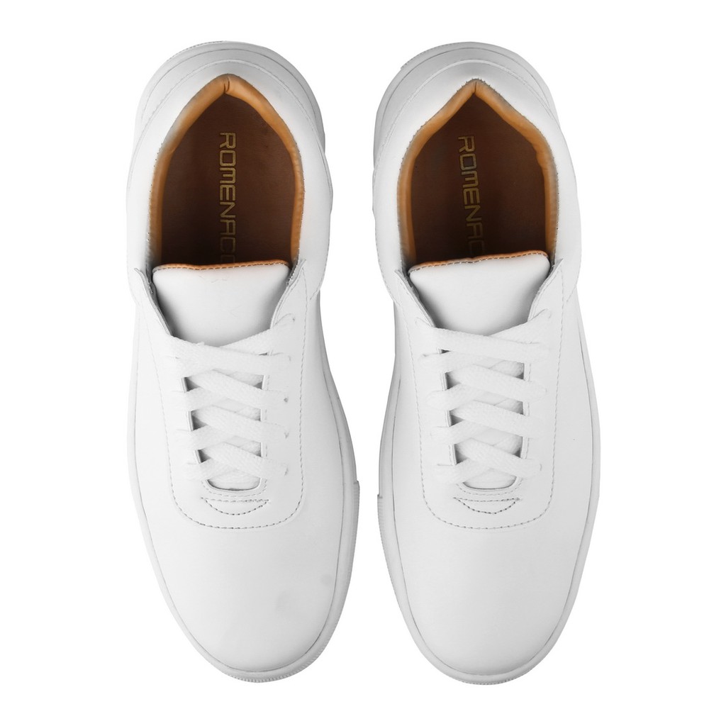 Sepatu Sneakers Pria Warna Putih Romenaco R50B