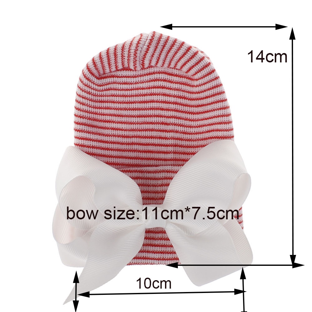 (pimenova)topi bayi newborn Soft baby bonnets for girls bowknot flower baby girls beanie for newborn