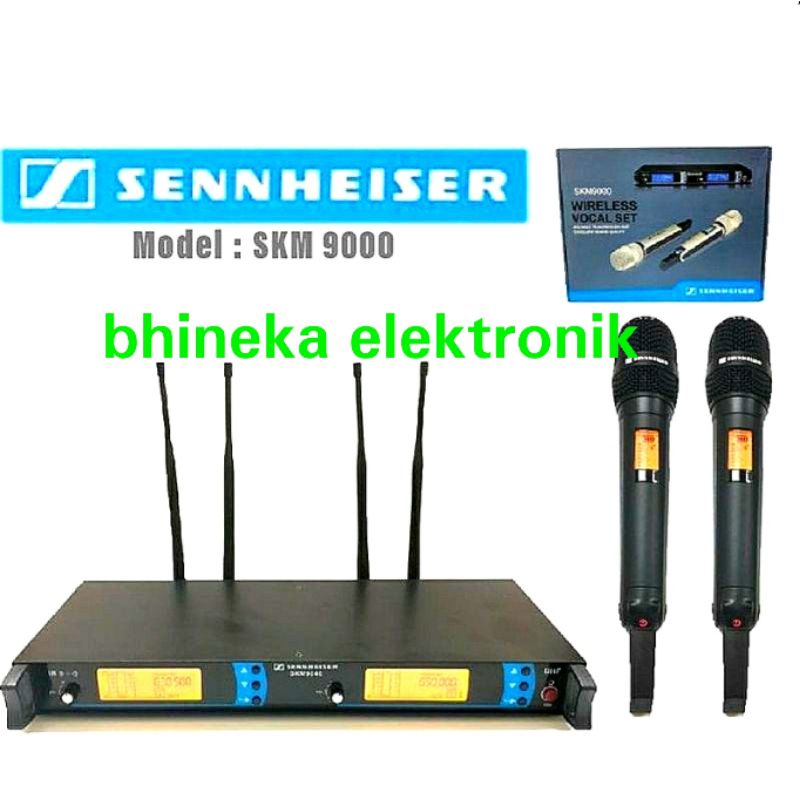 mic wireless sennheiser SKM9000 mic sennheiser skm-9000 2 mic handheld
