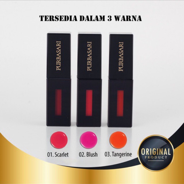 ★ BB ★ PURBASARI Lip Tint 2 in 1 Color Tint Cheek And Lip Tint