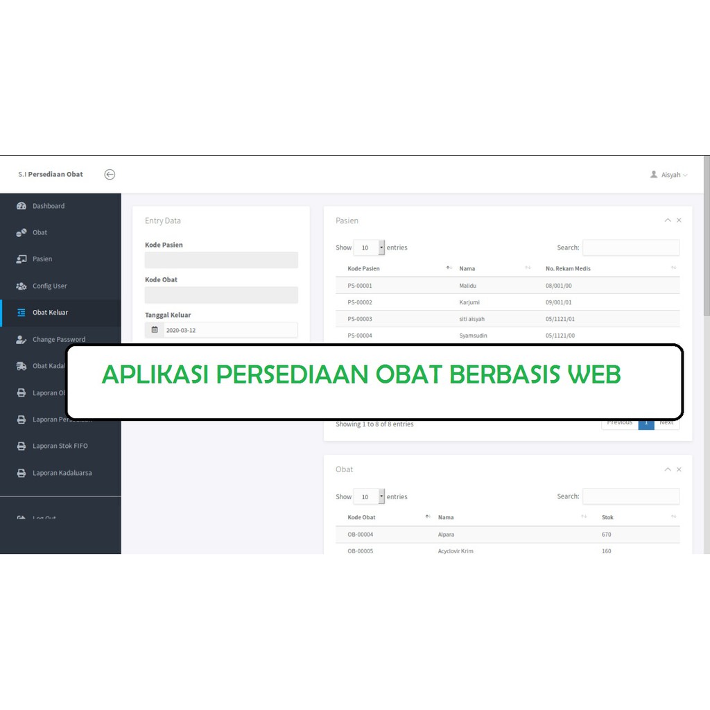 Source Code Aplikasi Persediaan Obat Berbasis Web Shopee Indonesia