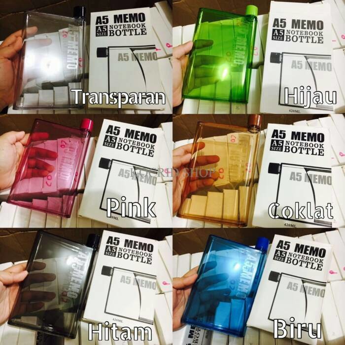 Memo Bottle A5 - Botol Minum Memo