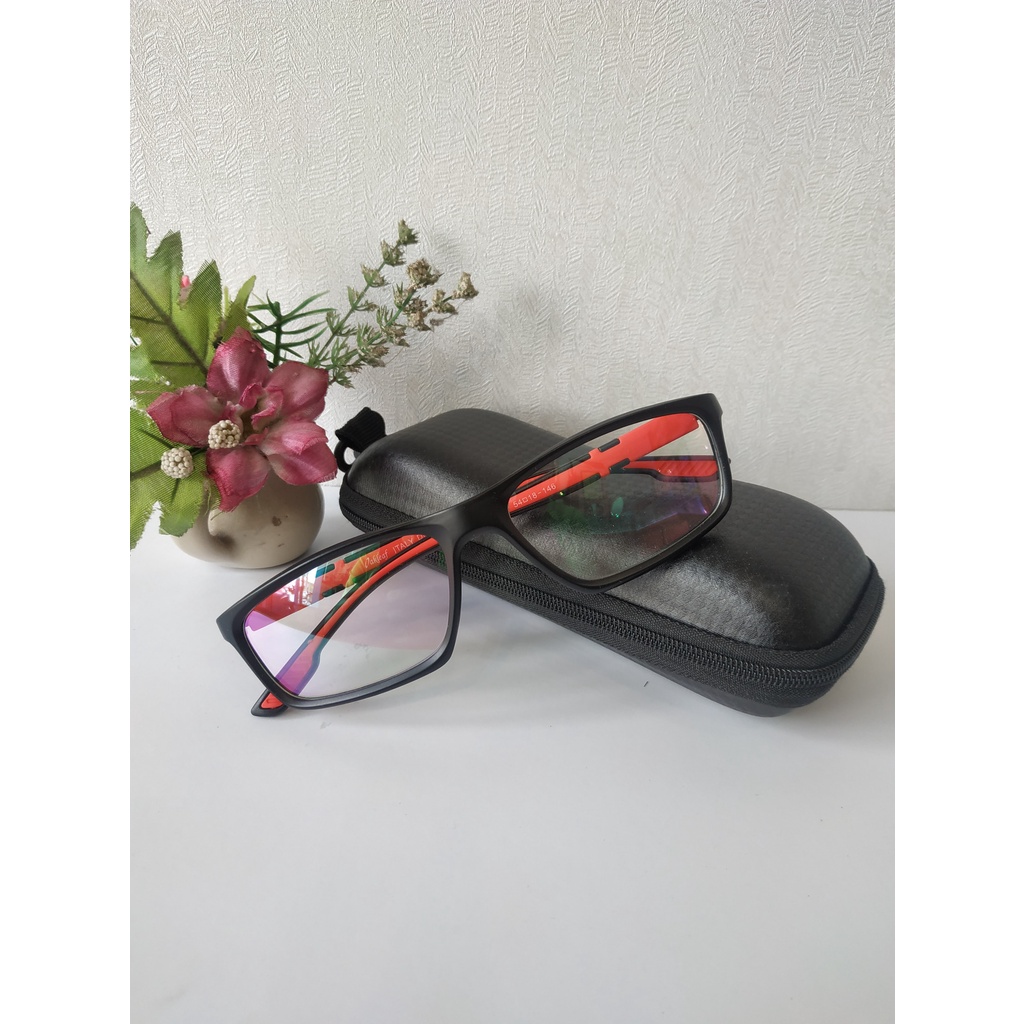 KACA MATA NORMAL MINUS ANTI RADIASI PHOTOCROMIC COWOK SPORT