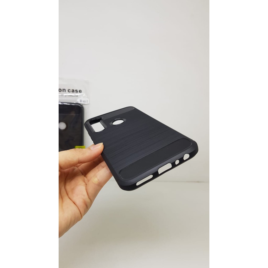 iPaky Carbon Redmi Note 8 6.3&quot; Slim Fit Carbon Soft Case Redmi Note 8 Fiber Multi Carbon