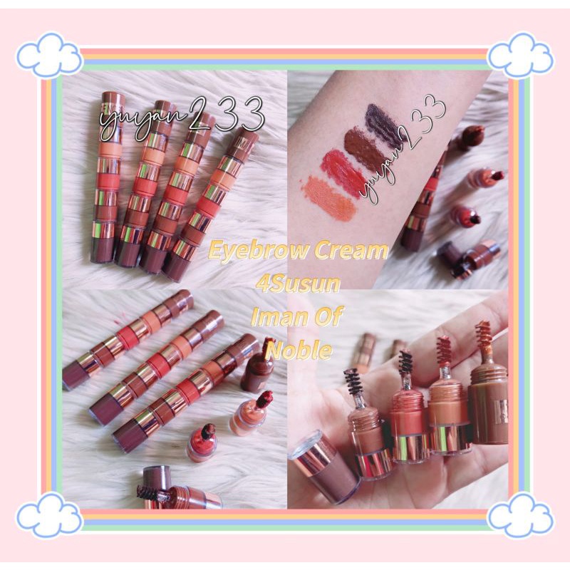 PROMO ECER!!!EYEBROW CREAM 4 SUSUN IMAN OF NOBLE 4002-5D