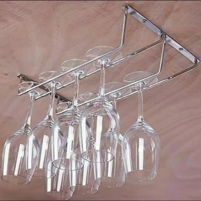 Rak Gelas / Rak Gantung / Gantungan Gelas / Rak gantung stainless / Rak gelas Gantung / gantungan ge
