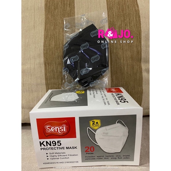 Masker Sensi Earloop KN95 isi 20 pcs