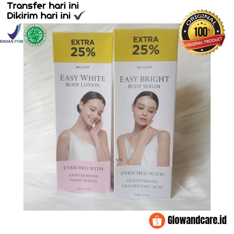 Body Lotion & Serum pemutih ms glow EXTRA 25% | Glowandcare