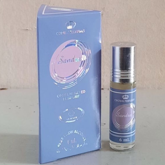 SANDRA Parfum AR-RAFIF 6ml Minyak Wangi wanita Roll On Non Alkohol