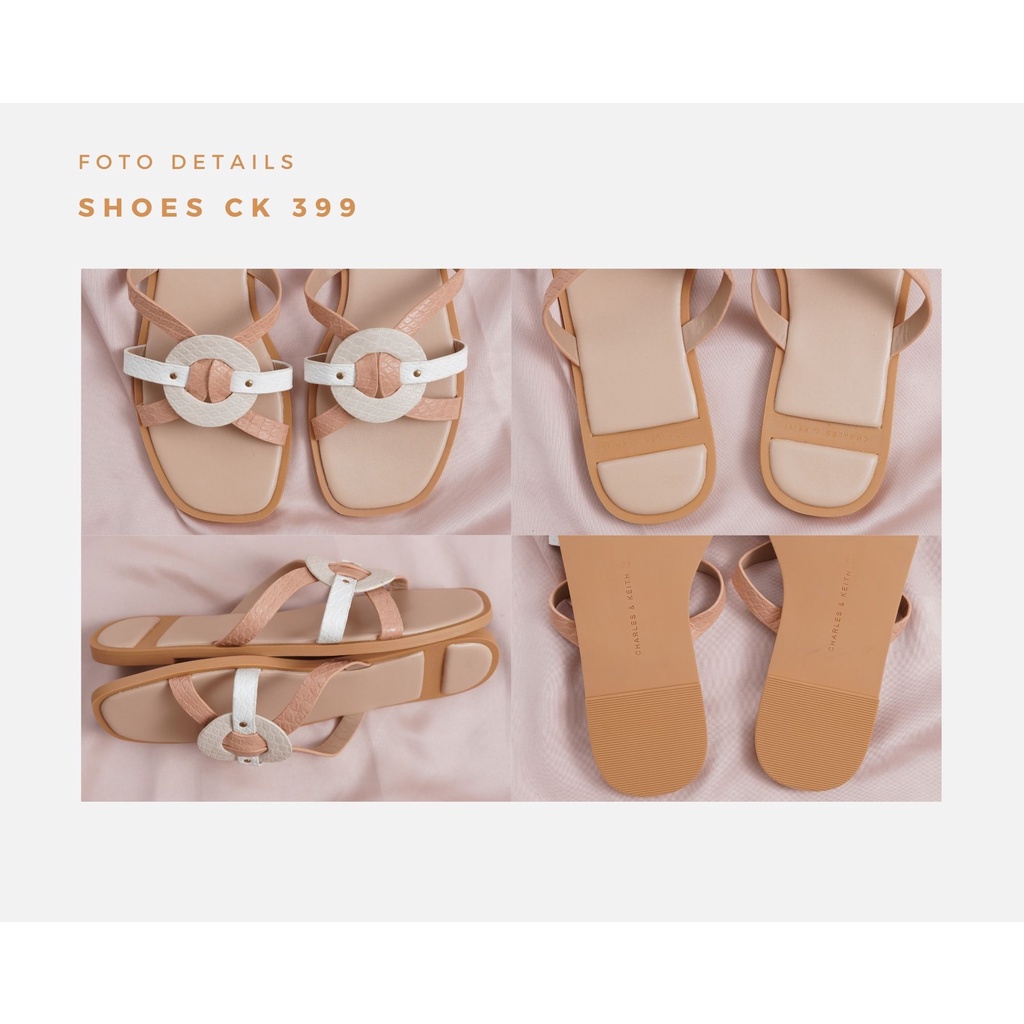 Sandal CK 399 / Sendal selop Simple Import Murah Korea Style Kualitas Premium Kekinian CK399 by Tas Wanita Coco