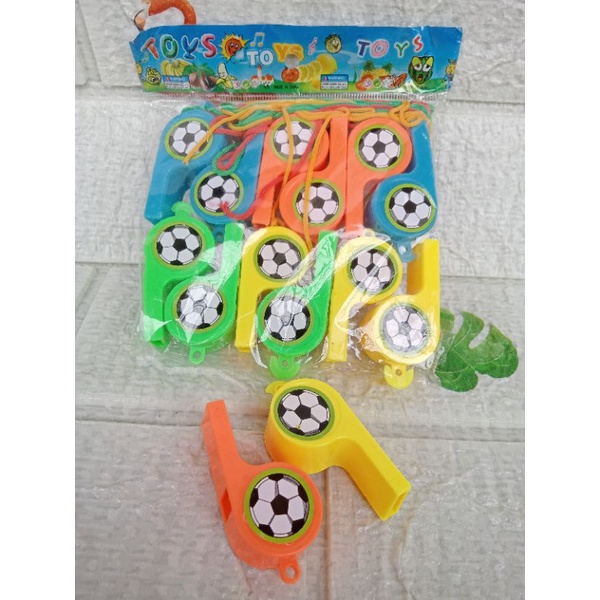 MAINAN ANAK PLUIT MOTIF BOLA [PER PCS]