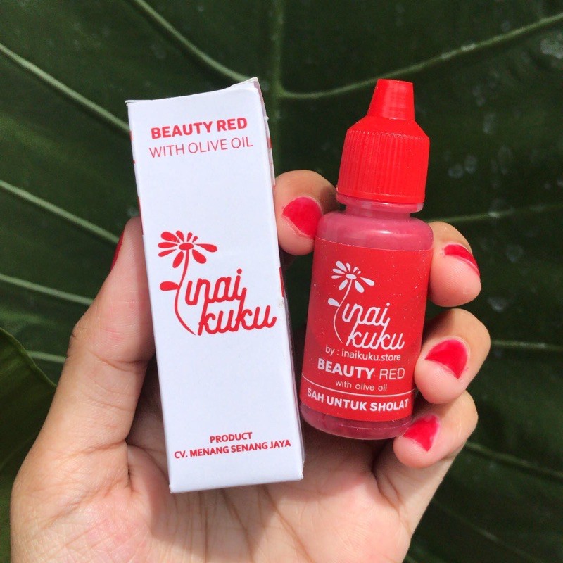 SALE  Inai Kuku Beauty Red With Olive Oil