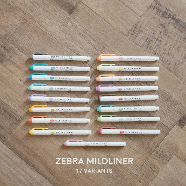 

Zebra Mildliner Double Sided Highlighter Pen/pulpen stabilo