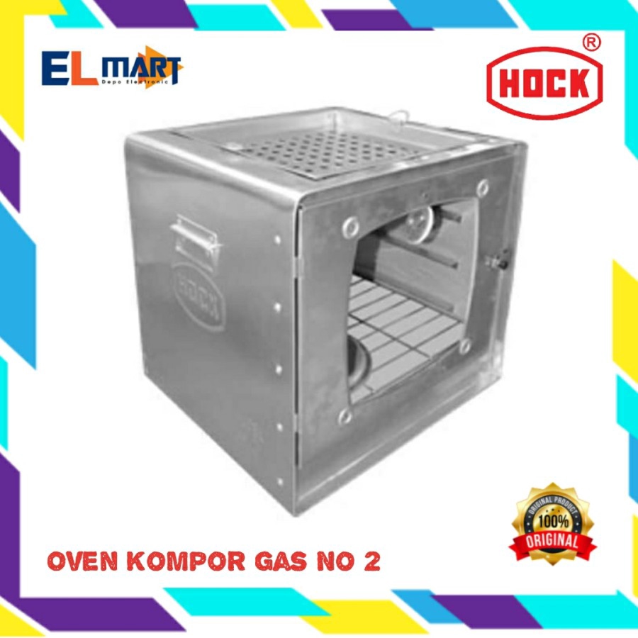 Oven Kompor Gas Hock No 2 Oven Tangkring Tempat Arang Asli Original