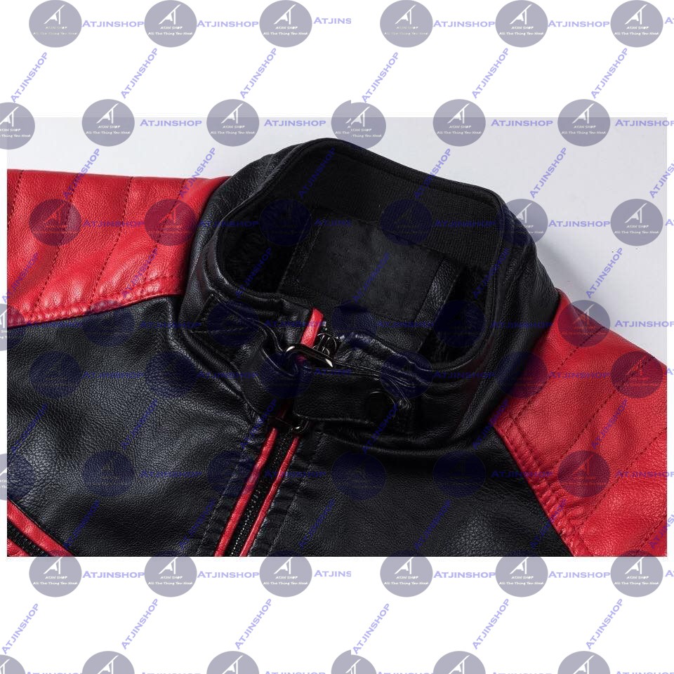 Jaket kulit Motor Pria Model Klasik Korea Bahan Ferrari [ 3 Warna]