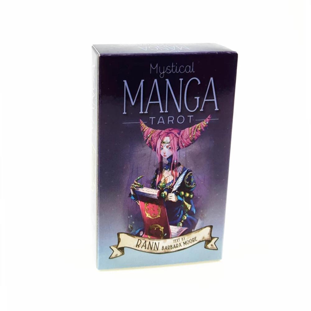 Lanfy Kartu Tarot 78kartu Hiburan Pesta Oracle Card Mystical Manga