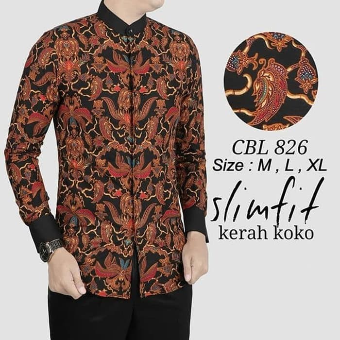  Contoh  Baju  Kemeja Batik Pria  Juwitala