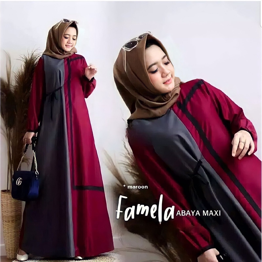 Jumbo Maxy Gamis Moscrepe Premium Part 3