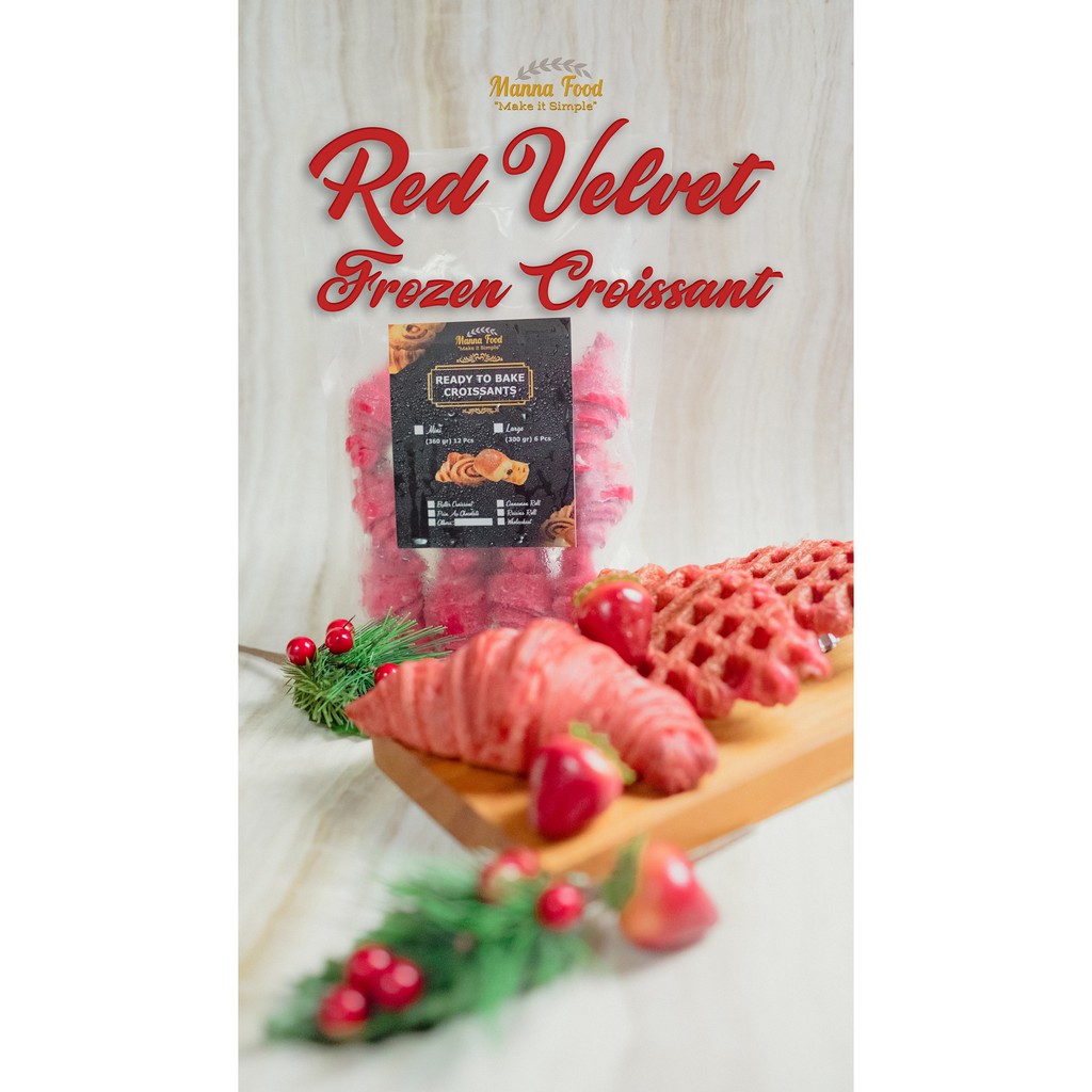 

Mini Red Velvet Croissant Manna Food