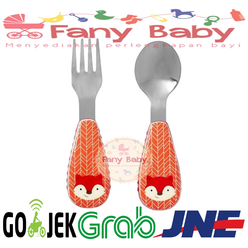 SKIP HOP ZOO UTENSILS FORK &amp; SPOON SET