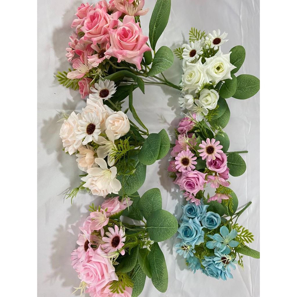 Bouquet bunga BKT 304 Artifisial Dekorasi  Shopee  Indonesia