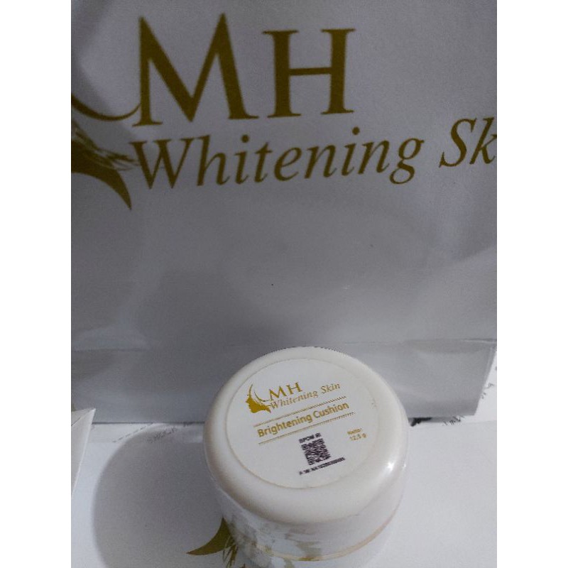 cream siang malam mh whitening brigtening cushion