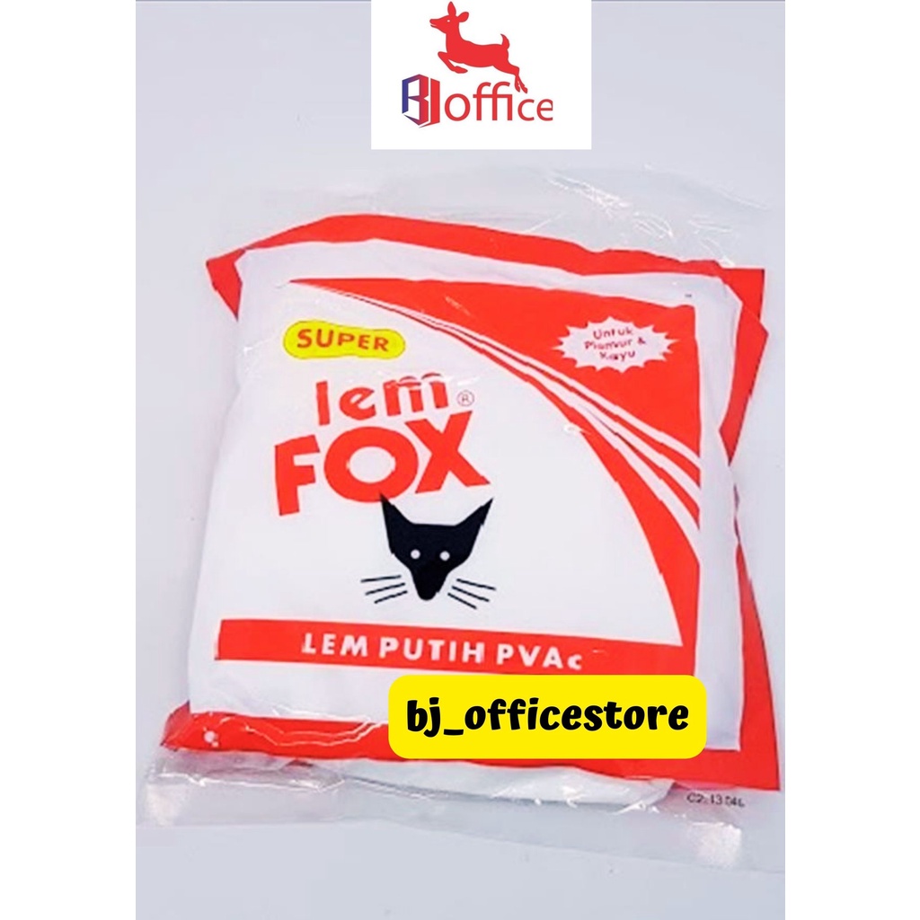 

Lem Putih Fox Refill Bungkus Merah 350 Gr Murah