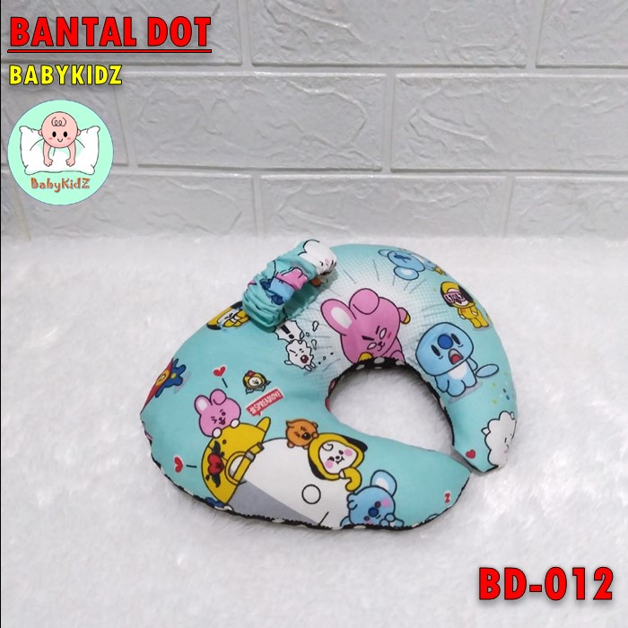 Bantal Dot Bayi Penyangga Botol Susu Motif Karakter