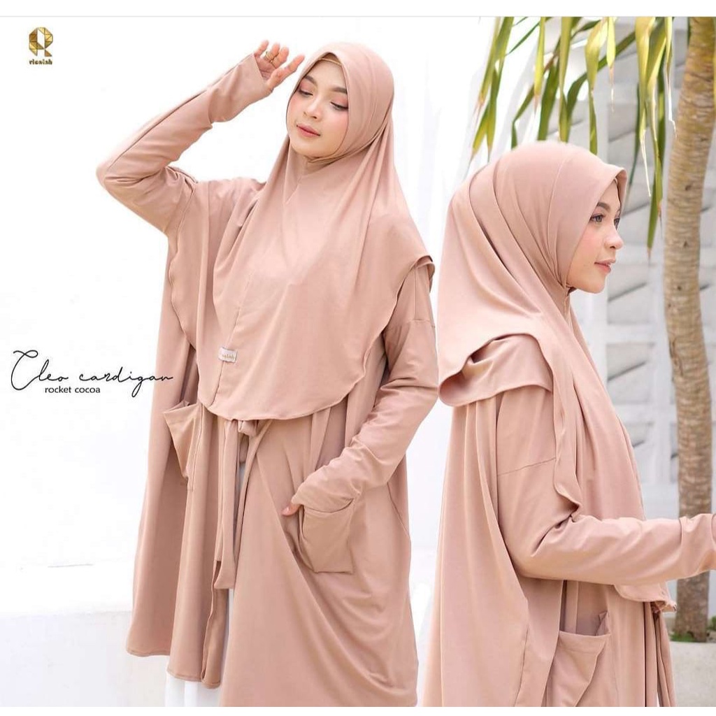 Khimar Cardigan Hijab CLEO CARDIGAN 2in 1