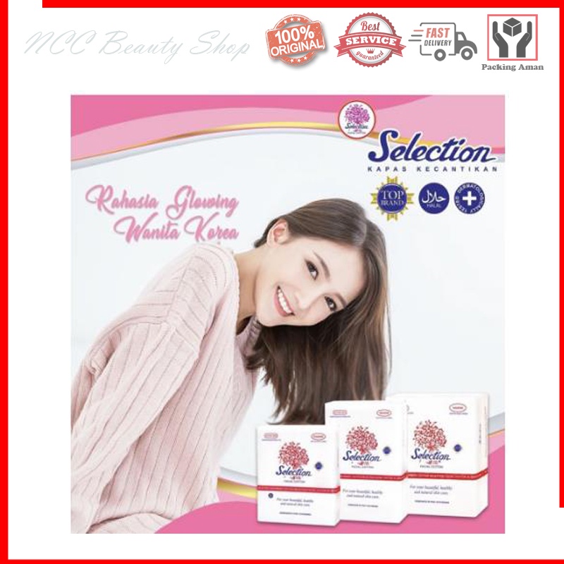 * NCC * Selection Facial Cotton Kapas Katun Membantu Menbersihkan Sisa Make Up