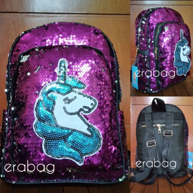 Tas ransel anak sequin UNICRON tas ransel anak character