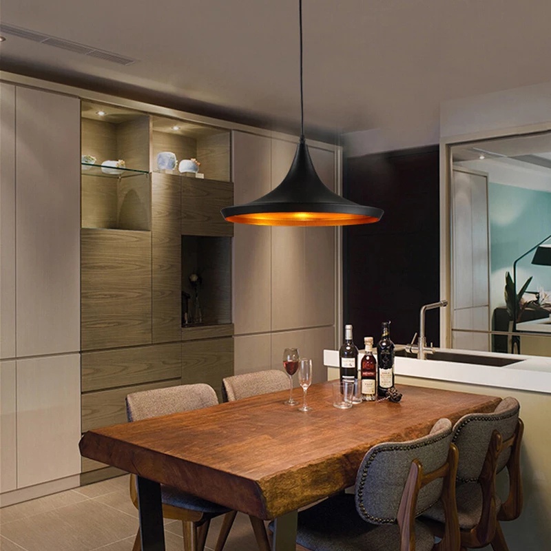 LAMPU GANTUNG HIAS MODERN MINIMALIS INDUSTRIAL RETRO NORDIC UNTUK DEKORASI CAFE, ISLAND DAPUR, RUANG