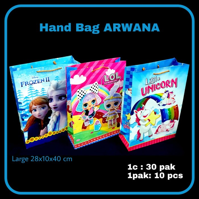 

Terlaris KANTONG PAPERBAG BESAR TAS KADO LARGE LUCU SHOPPING GOODIE BAG KARTON