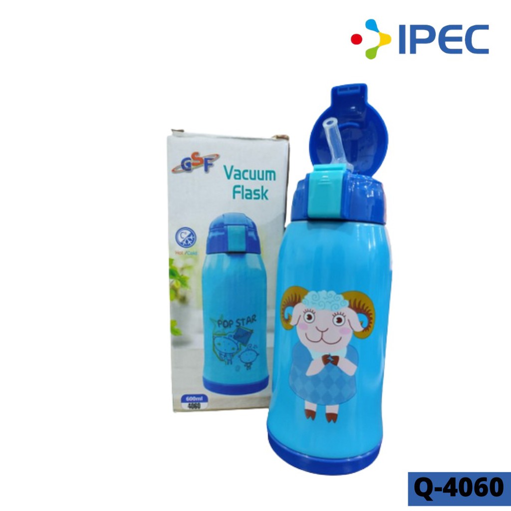 Botol Minum Anak Vacuum Flask Tahan panas &amp; dingin 600ml Thermos Karakter 4060