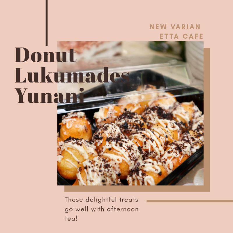 

Donut lukumades Yunani jajanan kekinian