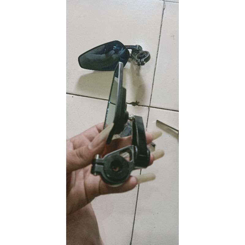kaca spion jalu oval universal spion jalu oval spion jalu stang motor kaca biru nmax aerox pcx lexi